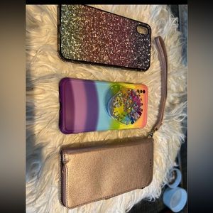 Three iPhone XS Max phone cases, gorgeous set